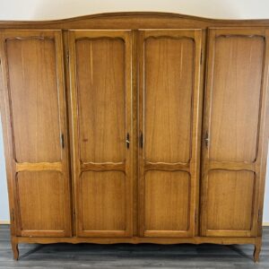 Wardrobe French Vintage 4 Door Armoire Retro