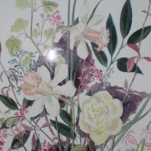 Watercolour of mixed Spring Flowers: Diana Snagge