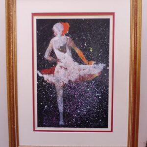 Watercolour Prima Donna Ballerina Signed