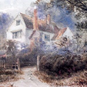 Watercolour Southend Eltham Listed Artist Charles Sharpe