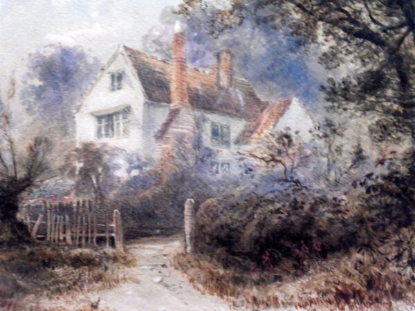 Watercolour Southend Eltham Listed Artist Charles Sharpe