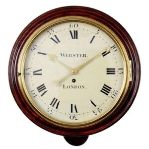 Webster Fusee Dial Wall Clock