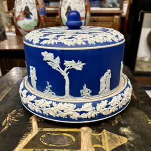 Wedgwood Blue & White Cheese Dome