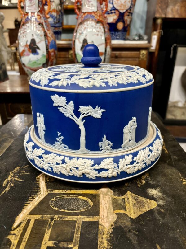 Wedgwood Blue & White Cheese Dome