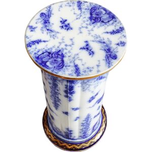 Wedgwood Flow Blue & White Ceramic Pedestal