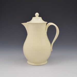 Wedgwood Pottery Creamware Hot Water Jug & Cover c.1780