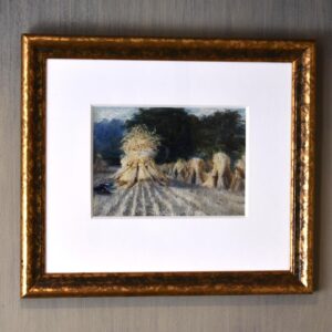 Wheatsheaves Oil Painting Attributed to Roy Morris