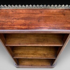 William Fourth Mahogany Open Bookcase