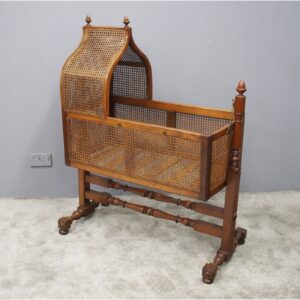 William IV Cane & Mahogany Cradle