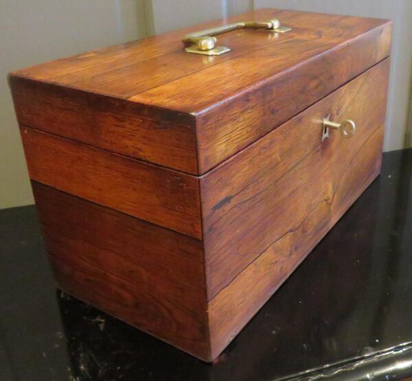 William IV Rosewood Tea Caddy