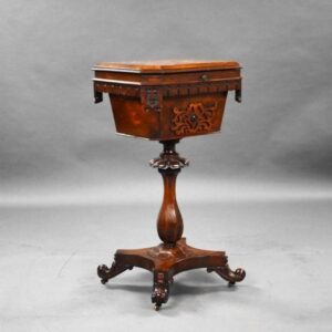 William IV Rosewood Tea Poy