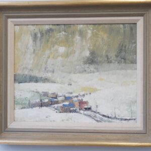 Winter Scene Oil Painting