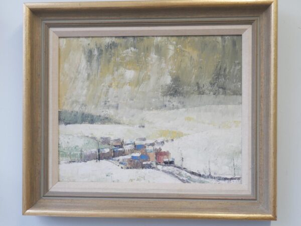 Winter Scene Oil Painting