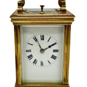 Wonderful Antique French Repeater Gong Striking Carriage Clock ca.1880