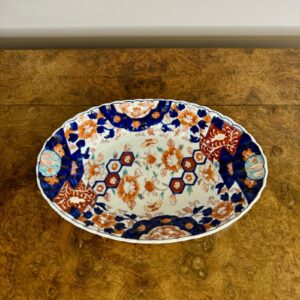 Wonderful Antique Japanese Imari Oval Shaped Bowl