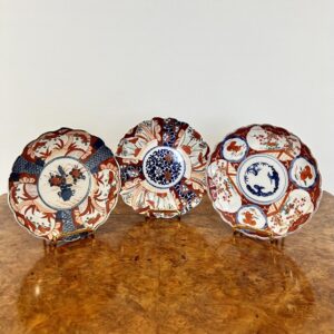 Wonderful Collection of Three Antique Japanese Imari Plates