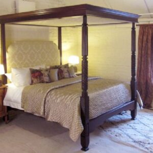 Wooden Super King Size Four Poster Bed