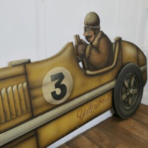 Wooden Trade Sign Advertising Model of Kissel Gold Bug Speedster